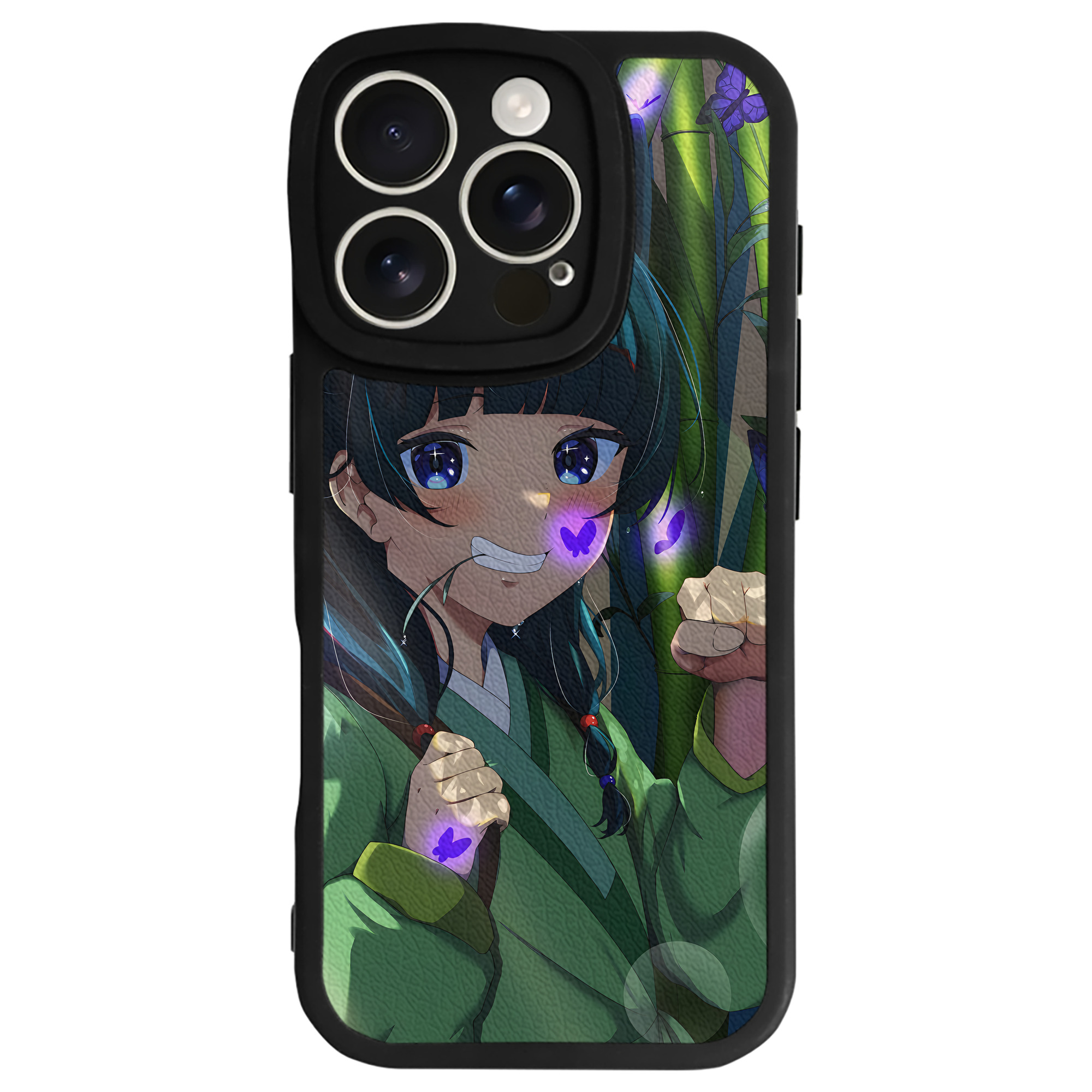 （画像用） 薬屋のひとりごと The Apothecary Diaries 【iPhone 16シリーズ対応】シリコンスマホケース（レザー調） 材質：シリコン
